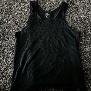 Hollister Jet Black Sleeveless Top